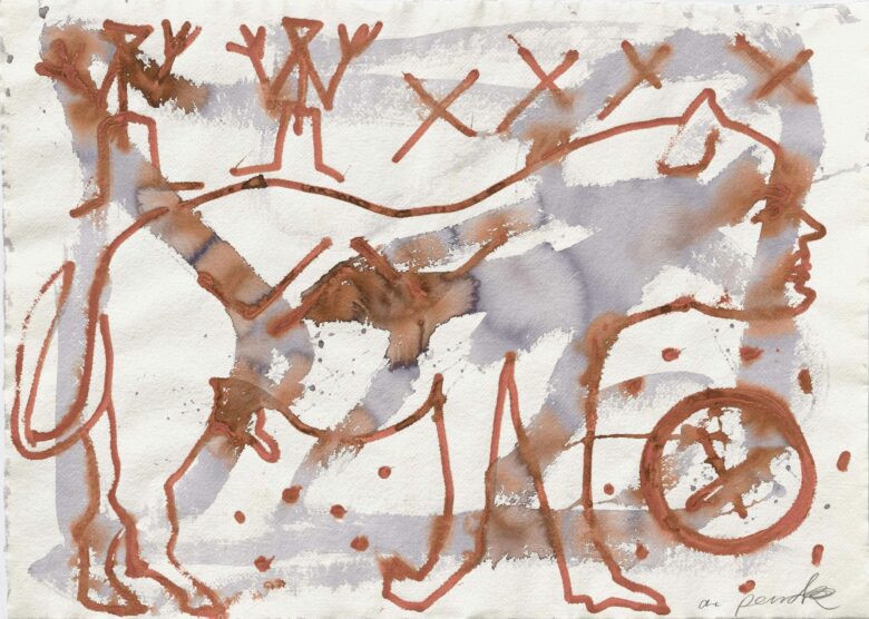 Gouache sur papier / Gouache on paper 55 x 76,5 cm (21 5/8 x 30 1/8 in.) RPZ 4535/00