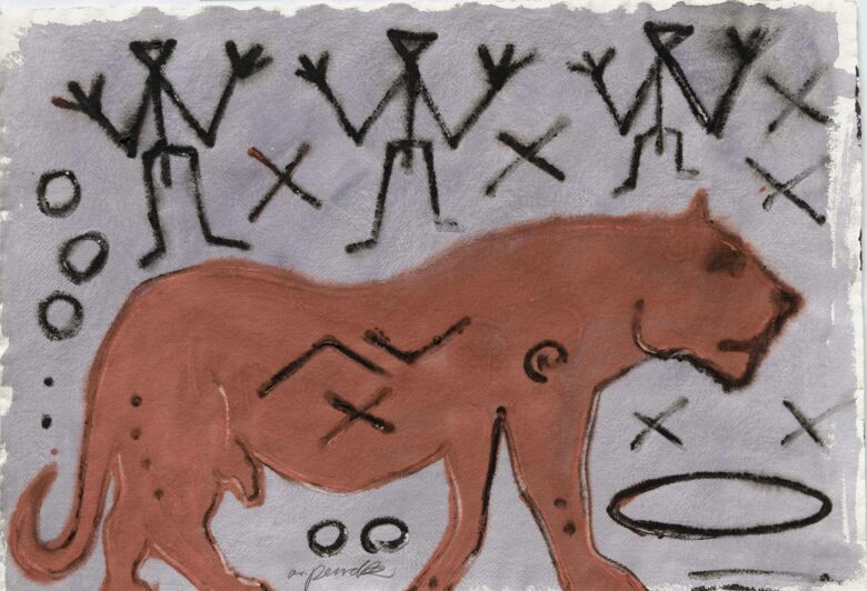 Gouache sur papier / Gouache on paper 55 x 76 cm (21 5/8 x 29 7/8 in.) RPZ 4665/00