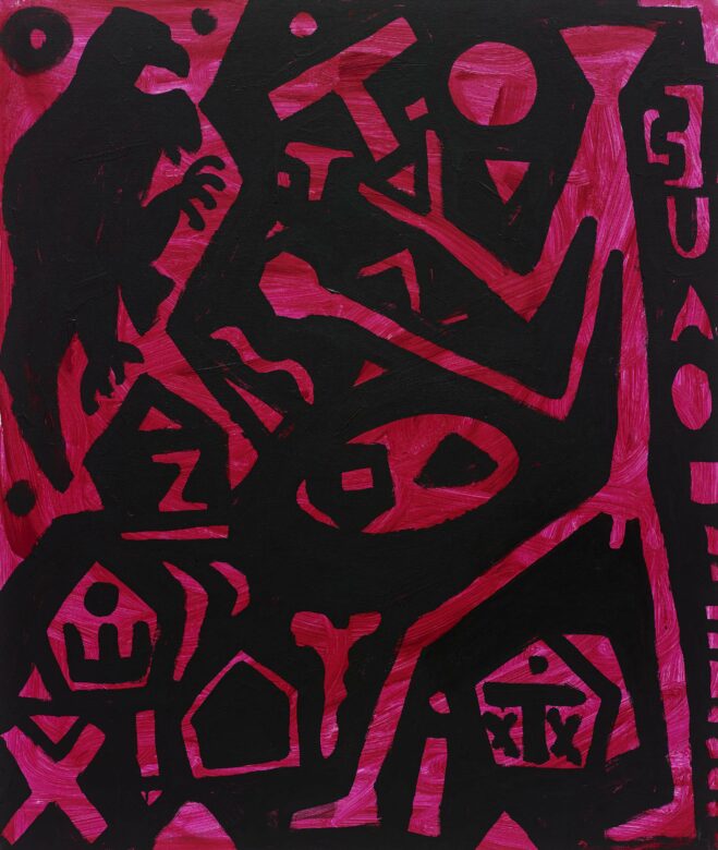 Acrylique sur la toile / Acrylic on canvas 130 x 110 cm (51 1/8 x 43 1/4 in.) RP 1164/00