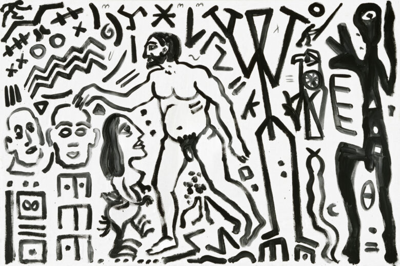 Résine synthétique sur toile / Synthetic resin on canvas 130 x 195 cm (51 1/8 x 76 3/4 in.)﻿﻿ ﻿﻿﻿﻿RP 283/00