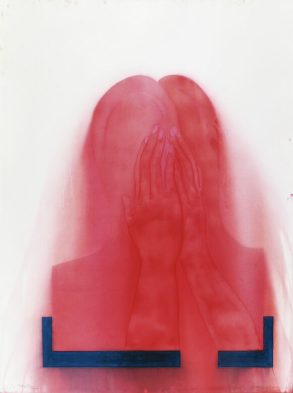 Tempera à l'œuf sur papier / Egg tempera on paper 119 x 90 cm (46 7/8 x 35 3/8 in.)