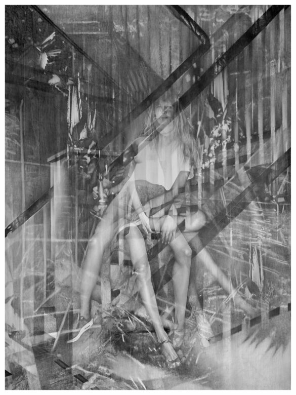 Crayon sur papier / Pencil on paper 200 x 150 cm (78 3/4 x 59 in.)