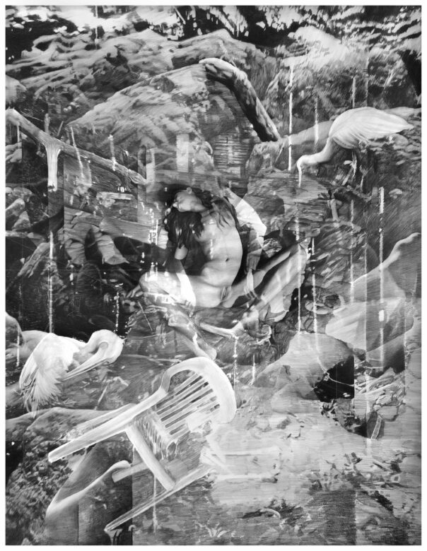 Crayon sur papier / Pencil on paper 250 x 196 cm (98 3/8 x 77 1/8 in.)