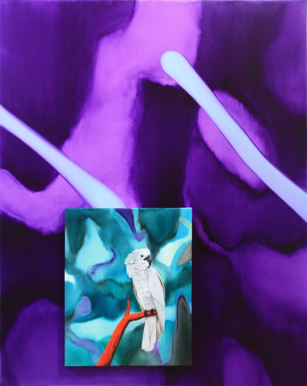 Tableaux assemblés / Superimposed canvases Huile sur toile / Oil on canvas 200 x 160 cm (78 3/4 x 63 in.)