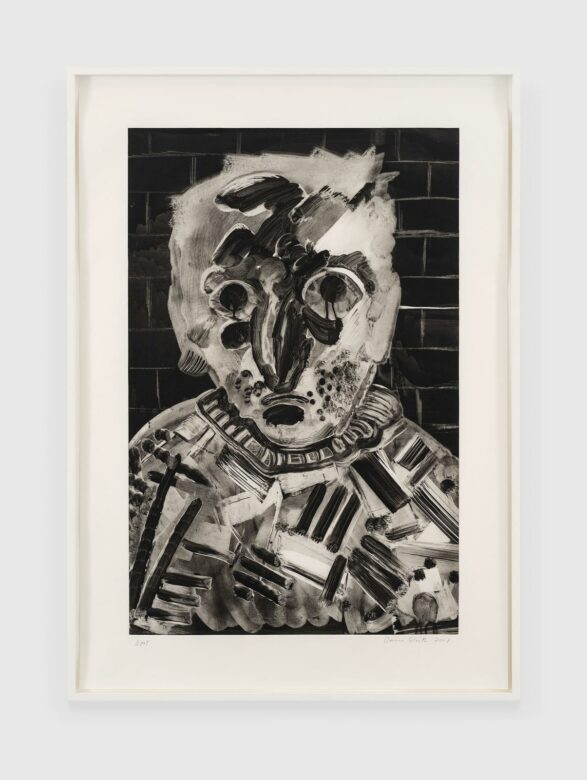 Gravure à l’eau-forte et aquatinte / Etching with aquatint 109,9 x 77,8 cm (43 1/4 x 30 5/8 in.) 114 x 81,6 cm (44 7/8 x 32 1/8 in.) encadré / framed Edition de / of 20 + 5 AP