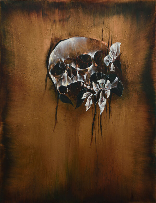 Huile sur cuivre / Oil on copper 26 x 20 cm (10 1/4 x 7 7/8 in.) ab34