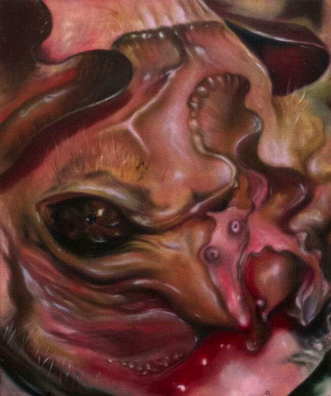 huile sur bois / Oil on wood 30 x 25 cm (11 3/4 x 9 7/8 in.)