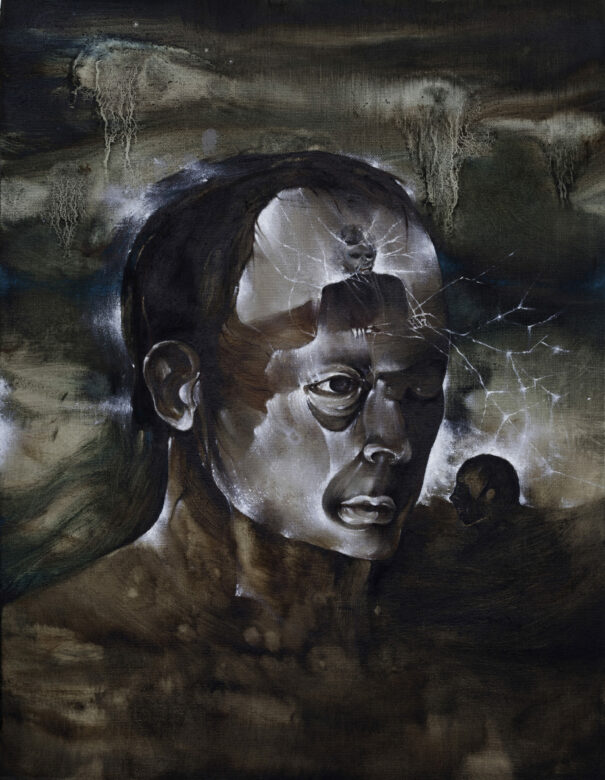 Huile sur bois / Oil on wood 26 x 20 cm (10 1/4 x 7 7/8 in.) ab5