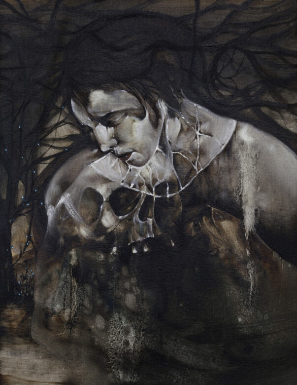 Huile sur bois / Oil on wood 26 x 20 cm (10 1/4 x 7 7/8 in.) ab6