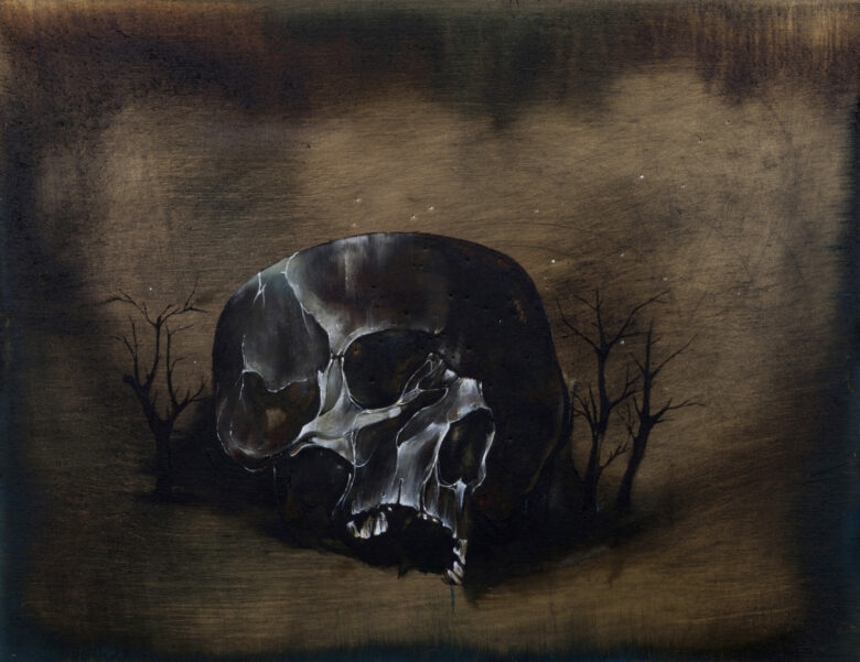 Huile sur cuivre / Oil on copper 20 x 26 cm (7 7/8 x 10 1/4 in.) ab9