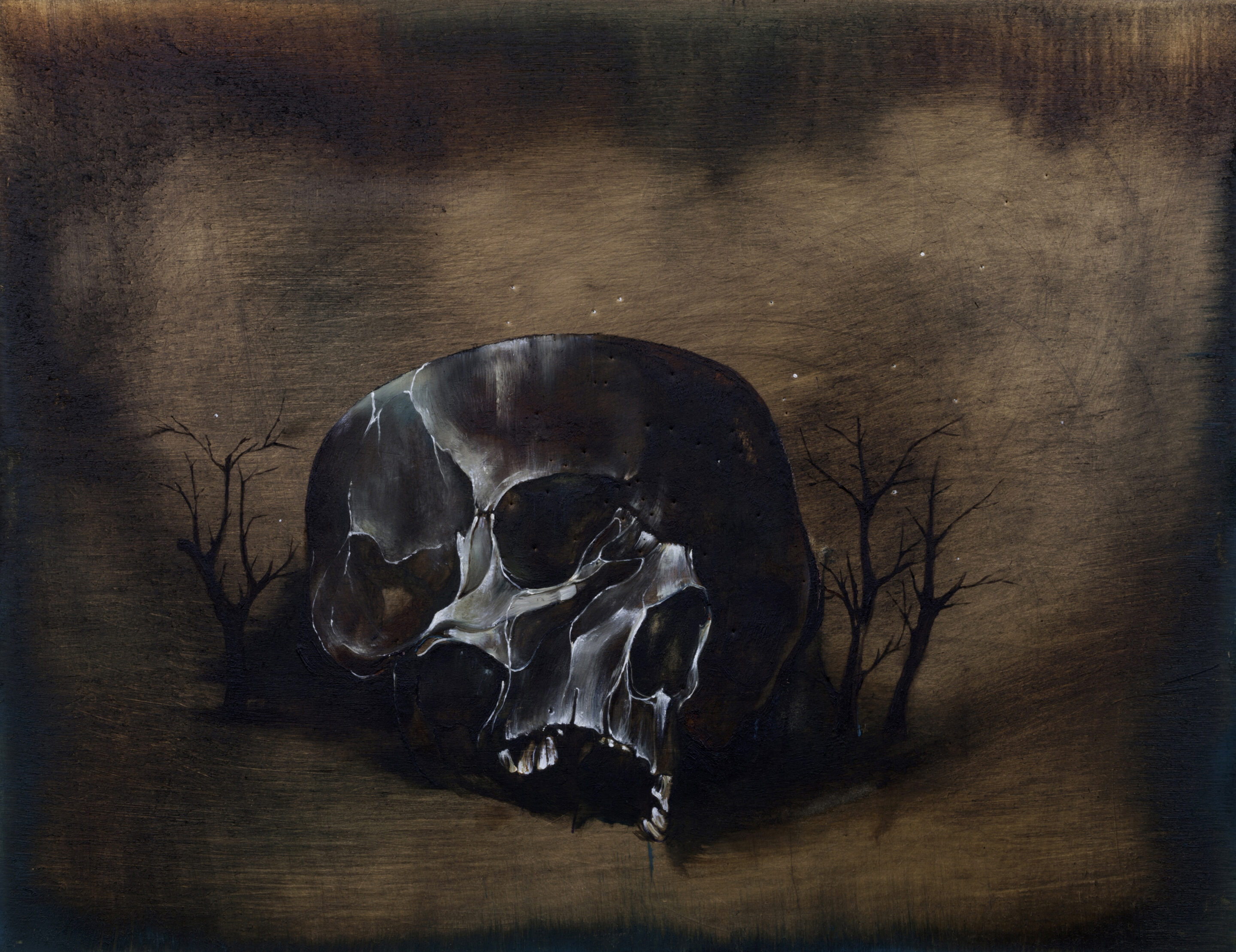 Huile sur cuivre / Oil on copper 20 x 26 cm (7 7/8 x 10 1/4 in.) ab9