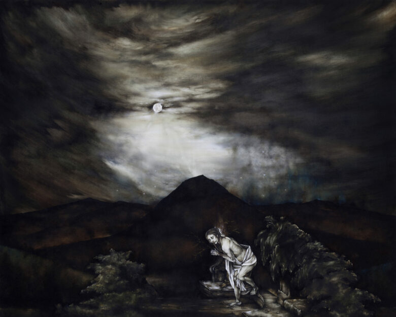 Huile sur bois / Oil on wood 60 x 75 cm (23 5/8 x 29 1/2 in.) ab12