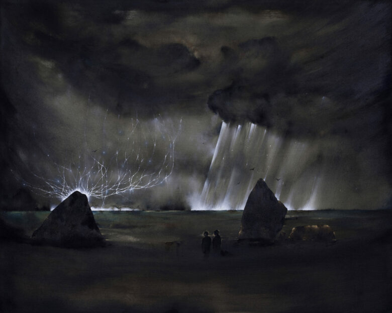 Huile sur bois / Oil on wood 40 x 50 cm (15 3/4 x 19 5/8 in.) ab13