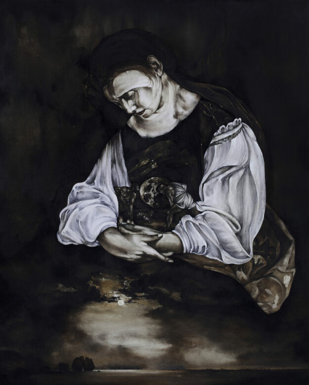 Huile sur bois / Oil on wood 50 x 40 cm (19 5/8 x 15 3/4 in.) ab1 1