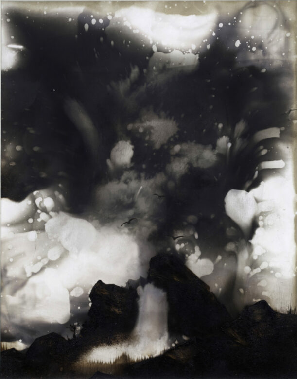 Cliché-verre, huile sur papier photo / Cliché-verre, oil on photo paper 50 x 40 cm (19 5/8 x 15 3/4 in.) ab 18