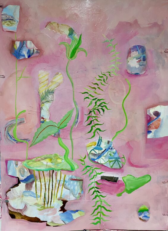 Huile sur carton / Oil on cardboard 120 x 100 cm (47 1/4 x 39 3/8 in.)