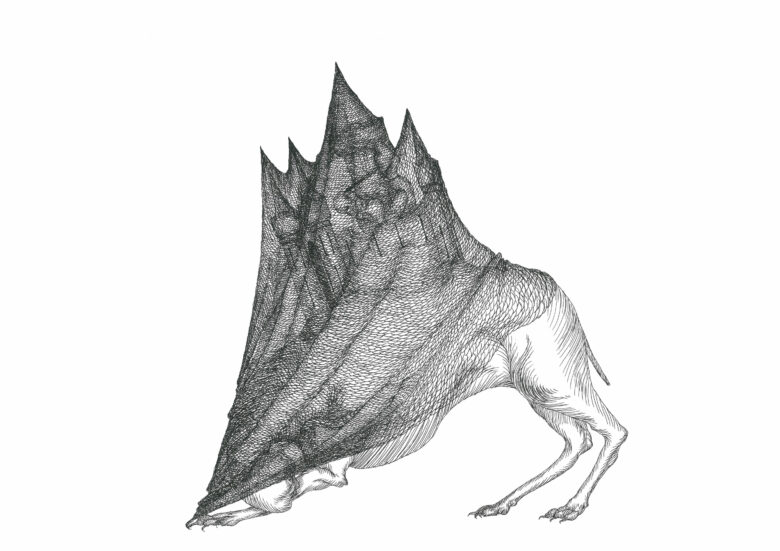 Dessin à l’encre / Ink drawing 42 x 29,7 cm (16 1/2 x 11 3/4 in.)