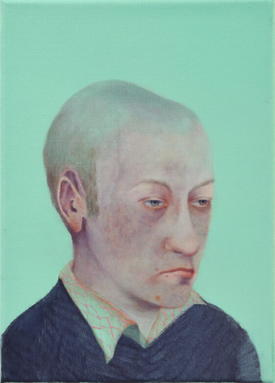 Huile sur toile / Oil on can vas 35 x 24,5 cm (13 3/4 x 9 5/8 in.)