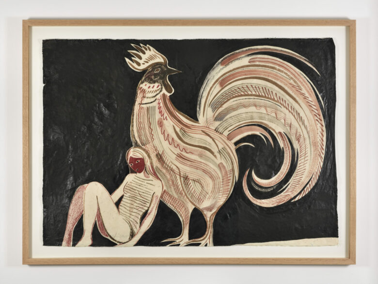 Encre et aquarelle sur papier / Ink and watercolor on paper 70 x 100 cm (27 1/2 x 39 3/8 in.) encadré / framed