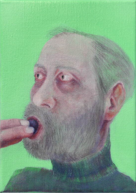 Huile sur toile / Oil on canvas 29,5 x 20,8 cm (11 5/8 x 8 1/4 in.)