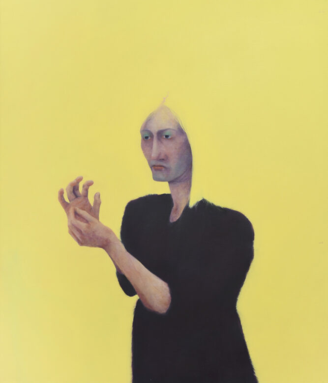 Huile sur toile / Oil on canvas 118 x 109 cm (46 1/2 x 42 7/8 in.)