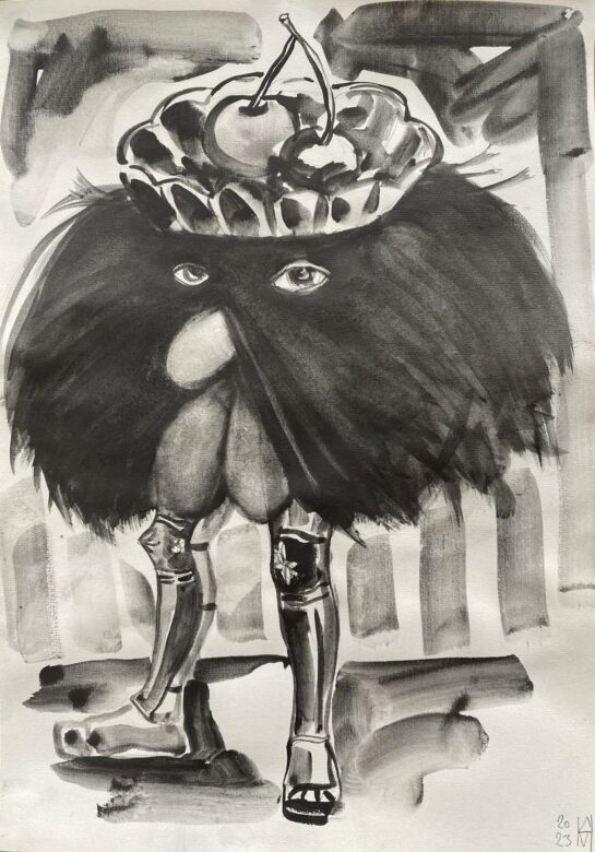 Graphite sur papier / Graphite on paper 42 x 30 cm (16 1/2 x 11 3/4 in.) AMH D01