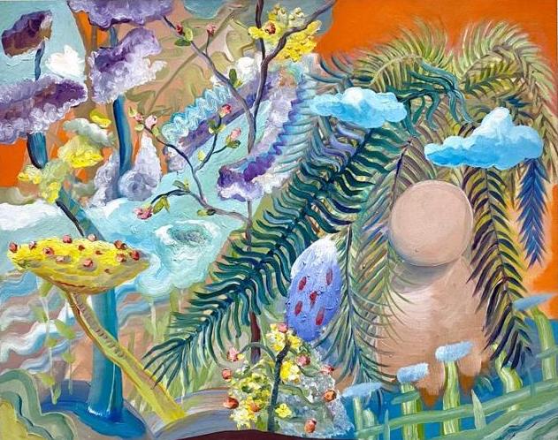 Huile sur bois / Oil on wood 50 x 40 cm (19 5/8 x 15 3/4 in.)