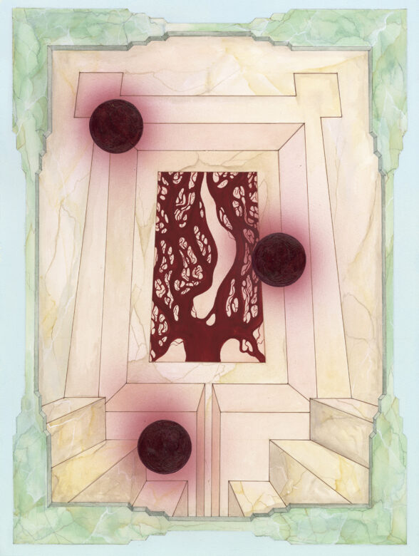 Impression giclée sur papier velvet Somerset 330 g/m2, encadré / giclée print on Somerset velvet paper, framed 53 x 40 cm (20 7/8 x 15 3/4 in.) Edition de / of 5