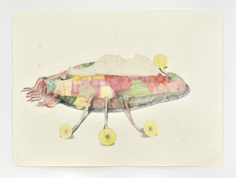 Aquarelle et graphite sur papier / Watercolor and pencil on paper 56 x 76 cm (22 x 29 7/8 in.)