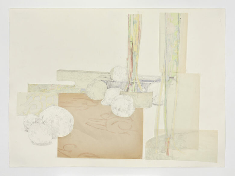 Aquarelle et graphite sur papier et papier calque / Watercolor and pencil on paper 56 x 76 cm (22 x 29 7/8 in.)