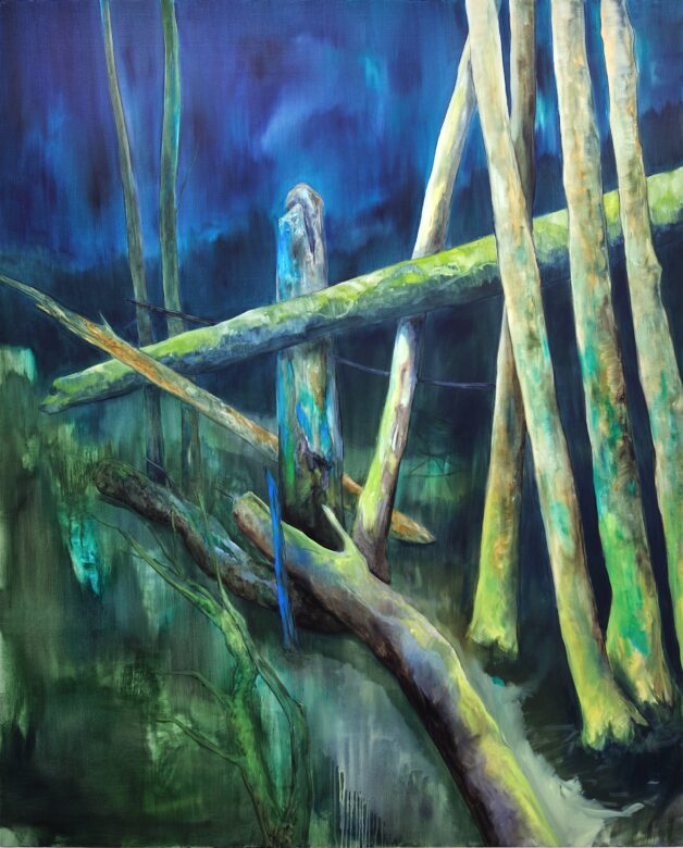 Huile sur toile / Oil on canvvas 200 x 160 cm (78 3/4 x 63 in.)