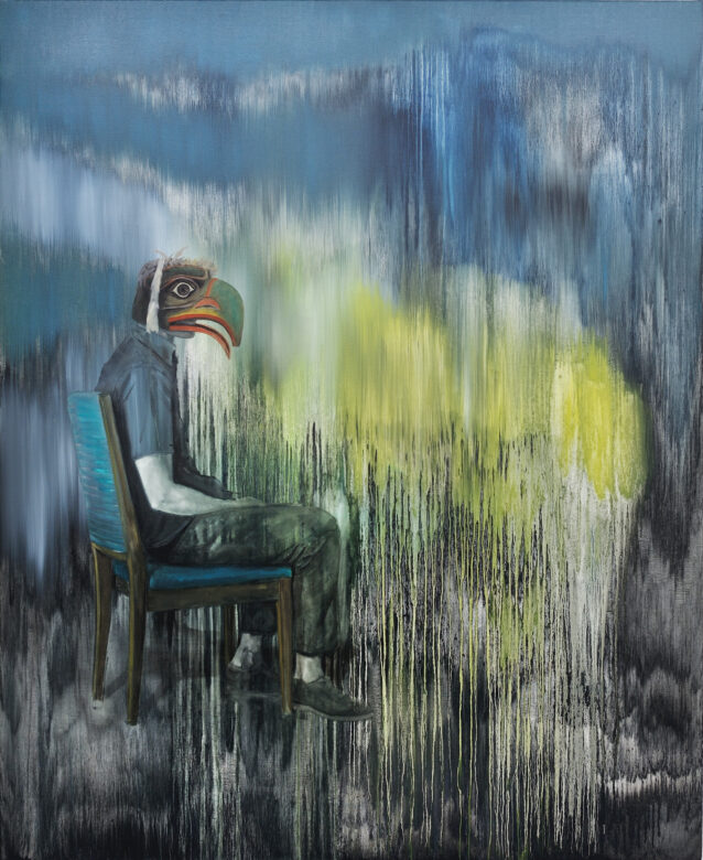 Huile sur toile / Oil on canvas 220 x 180 cm (86 5/8 x 70 7/8 in.)