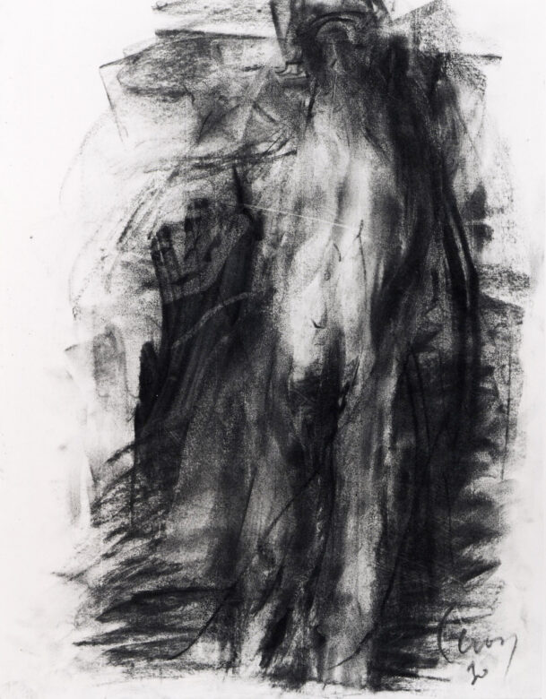 Fusain sur papier / Charcoal on paper 65 x 50 cm (25 5/8 x 19 5/8 in.) LRZ 130/00