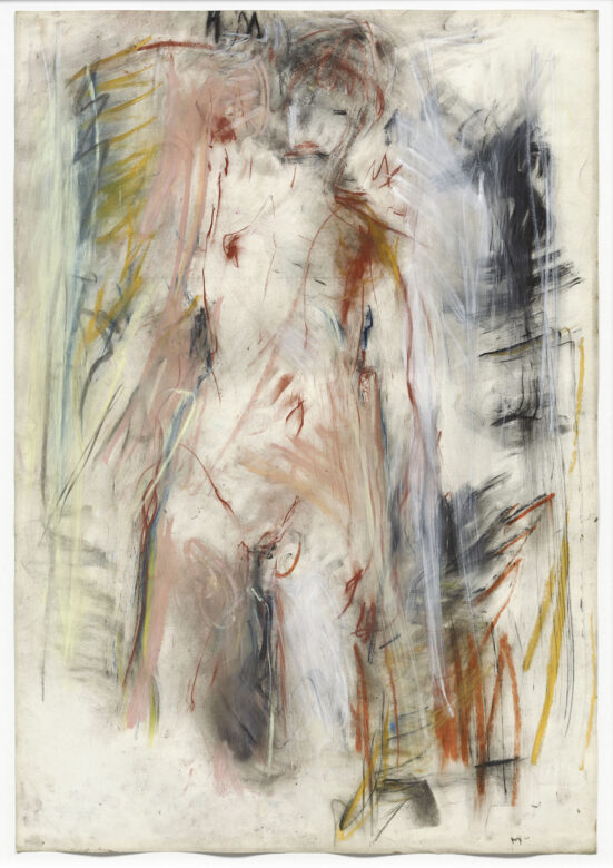 Fusain et craie sur papier / Charcoal and chalk on paper 108 x 75 cm (42 1/2 x 29 1/2 in.)