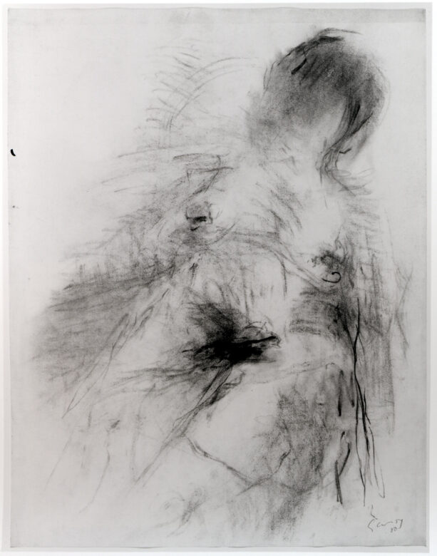Fusain sur papier / Charcoal on paper 65 x 50 cm (25 5/8 x 19 5/8 in.) LRZ 96/00